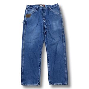 Riggs Workwear by Wrangler Men's 100% Cotton Carpenter Denim Jeans Size 36x31