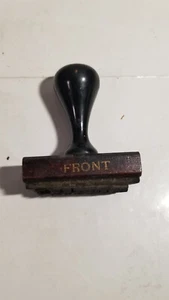Bloque de estampillas de mano de tinta de empleado del Banco Nacional del Pueblo de oficina vintage - Imagen 1 de 3