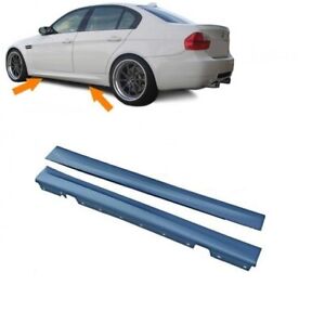 BMW E90 E91 4dr saloon touring M3 style look sport side skirts pair left right