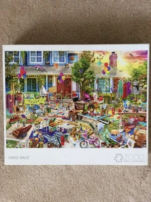 二手水牛 2000 件拼图“Yard Sale”海报包括 — 第 1/4 张图片