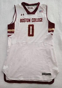 GARLAND OWENS GAME WORN USED 2013-14 BOSTON COLLEGE HOME BASKETBALL JERSEY - Picture 1 of 6