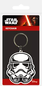 STAR WARS STORMTROOPER CLASSIC RUBBER KEYRING NEW 100% OFFICIAL MERCH PYRAMID - Picture 1 of 2