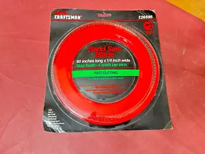 Craftsman Band Saw Blade 1/4 x 80" Skip Tooth-4 Teeth / Inch Fast Cutting 926595 - Picture 1 of 3