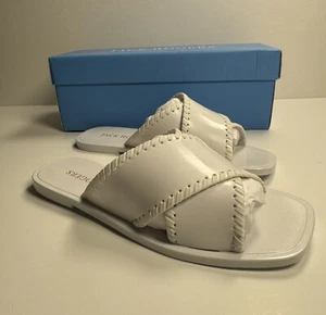 Jack Rogers Sandals Size 8 Sloane X Band Jelly Slide White - Picture 1 of 7