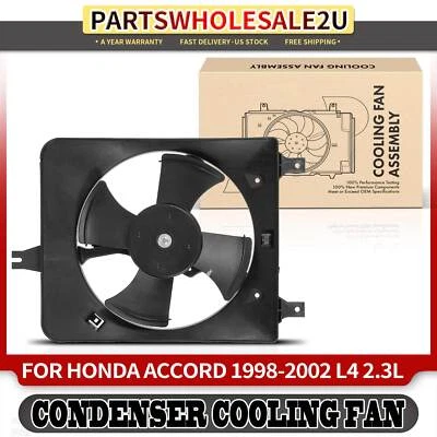 Ventilador condensador aire acondicionado con motor para Honda Accord 1998 1999 2000 2001 2002 Foto 1 de 4