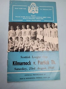Kilmarnock v Partick Thistle Scottish League Cup Fixture 1969/70 (BPBIC)~F/Post - Picture 1 of 3