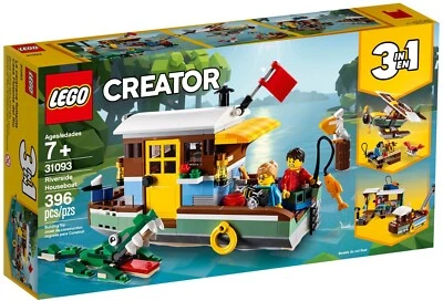♣ LEGO CREATOR 31093 - LA PENICHE AU BORD DU FLEUVE / HOUSEBOAT - NEUF NEW ♣ - Photo 1/4