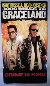 3000 Miles To Graceland Kurt Russell VHS Movie Screener Demo Promotional Rated R - Picture 1 of 12