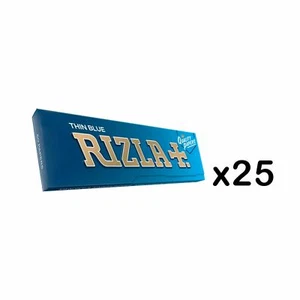 Rizla Thin Blue Regular Rolling Paper For A Slow Burn (25 Booklets) - Picture 1 of 6