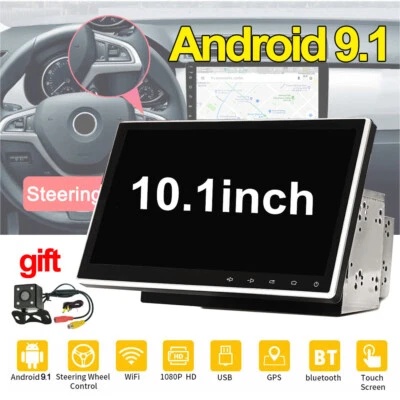 10 Inch Double 2 Din Car Stereo Radio Android GPS Wifi Touch Screen FM Player - Image 1 of 4