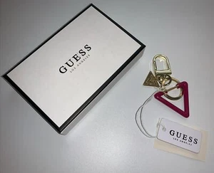 PORTACHIAVE TRIANGOLO GUESS DONNA- NUOVO ED ORIGINALE CON SCATOLA - Foto 1 di 2