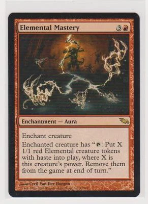 1x Elemental Mastery - Shadowmorr - NM MtG Magic The Gathering Red Rare - Image 1 of 4