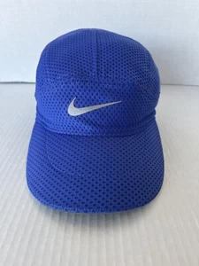 Nike Tailwind 7 Panel Dri Fit Mesh Hat Cap Strapback Cycling Vintage Y2K Workout - Picture 1 of 15