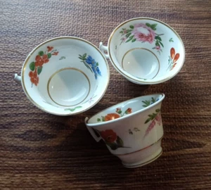 Vintage Blumen Teetassen 3er Set - Bild 1 von 9