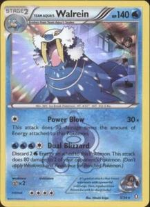 2x (pok-DC-005) Team Aqua's Walrein Holo Rare Pokemon Double Crisis Card #5 - Picture 1 of 1