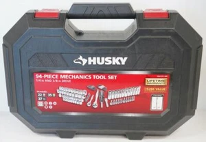 NEW - Husky 1004 251 809 94-Piece 1/4" & 3/8" Drive Mechanics Tool Set H94MTS - Picture 1 of 3