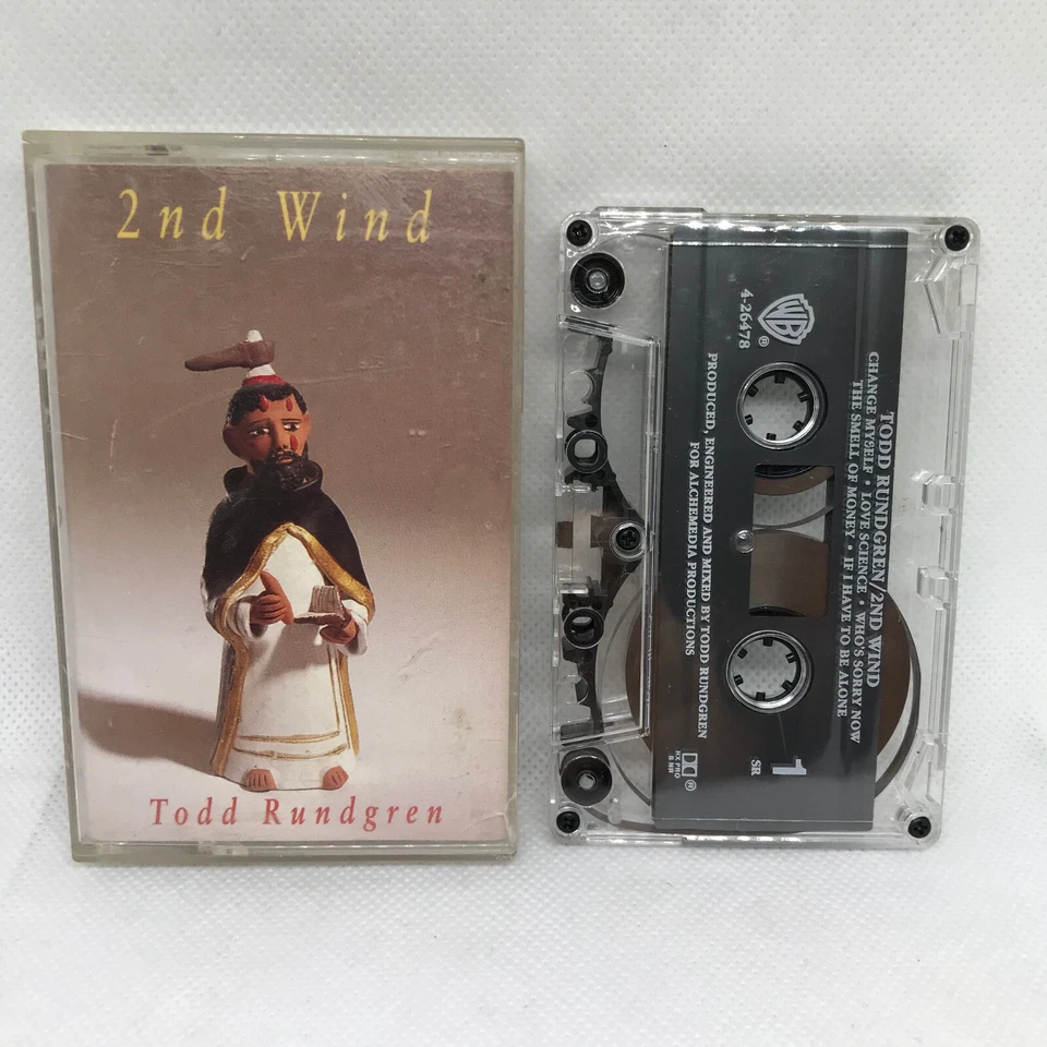 Todd Rundgren 2nd Wind 1991 Cassette Tape TESTED - Image 1 of 1
