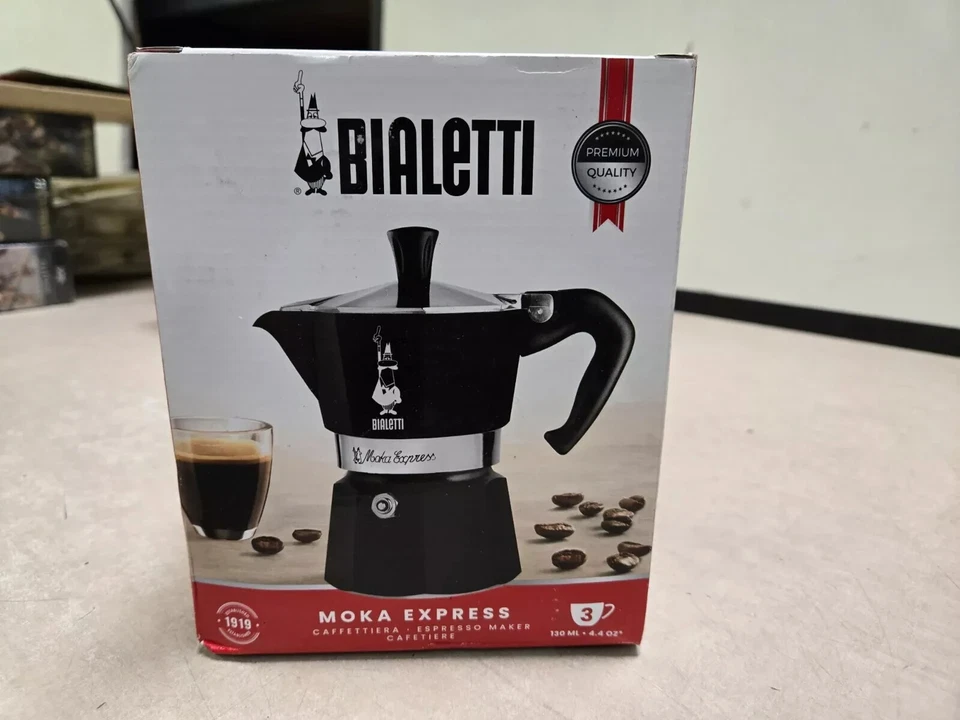 Bialetti 4952 Moka Express Espresso Maker Black