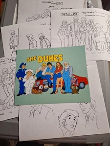 Dukes Of Hazzard Animators Reference Guide Sheets - Picture 1 of 4