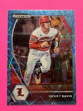 2021 Panini Prizm Draft Picks Blue Velocity Prizm Henry Davis #PDP1 Pirates RC