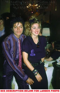 MICHAEL JACKSON 1983 with MADONNA (1) RARE  PHOTO - Picture 1 of 1