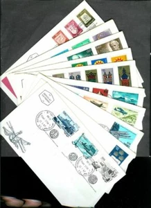 Israel 1967 Año completo FDC Primer día Portada - Imagen 1 de 1