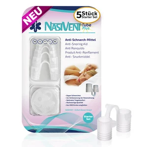 Nasivent Tube Plus - Starter Set - Anti Schnarch Mittel (Mit Aufbewahrungsdose)