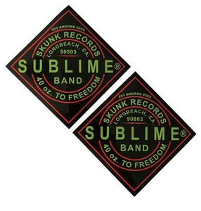 SUBLIME STICKER 40 Ounces to Freedom RARE VINTAGE SUBLIME BAND STICKER OC - Picture 1 of 5