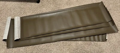 Vinilo tapizado marrón como Naugahyde 2-71. 7 piezas, 60”X14” Foto 1 de 3