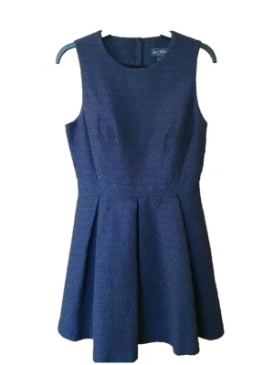 Jack Wills navy blue print cut out lined short mini party dress size 16 new - Image 1 of 4