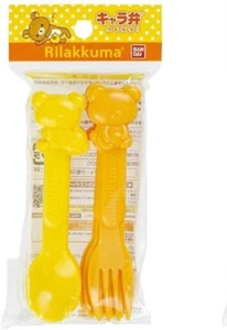 Torune JAPAN Rilakkuma Spoon Fork set 6pcs  for lunch box bento - Picture 1 of 4