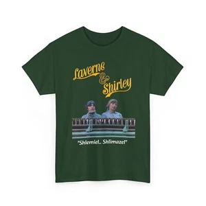 Laverne and Shirley Shlemiel Shlimazel Tee, Classic TV Show Shirt, Retro 70s Tee - Picture 1 of 8