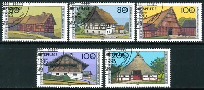 GERMANY DEUTSCHE BUNDESPOST 1995 Charity Stamps - Farmhouses - USED/CTO - Image 1 of 2