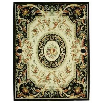 SAFAVIEH Chelsea Collection HK80A Hand-hooked Black Rug - Image 1 of 4
