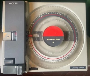 Vintage Kroy 80 Lettering Machine - Picture 1 of 11