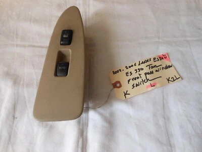 Interruptor de puerta delantera Lexus Es300 Es330 2002-2006 cerradura de ventana bronceado OEM Foto 1 de 4