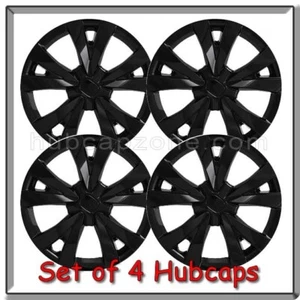 Black 16" Honda Civic hubcaps Black 2022-2024 Wheel Covers Set of 4 - Picture 1 of 2