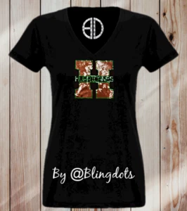 Hurricanes Bling Shirt Racerback tank Top sequins glitter - Picture 1 of 5