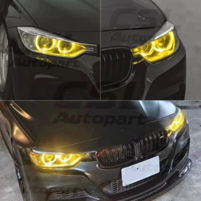 Placas LED DRL amarillas para BMW Serie 3 F30 F31 2012-2015 faros xenón luces Foto 1 de 4