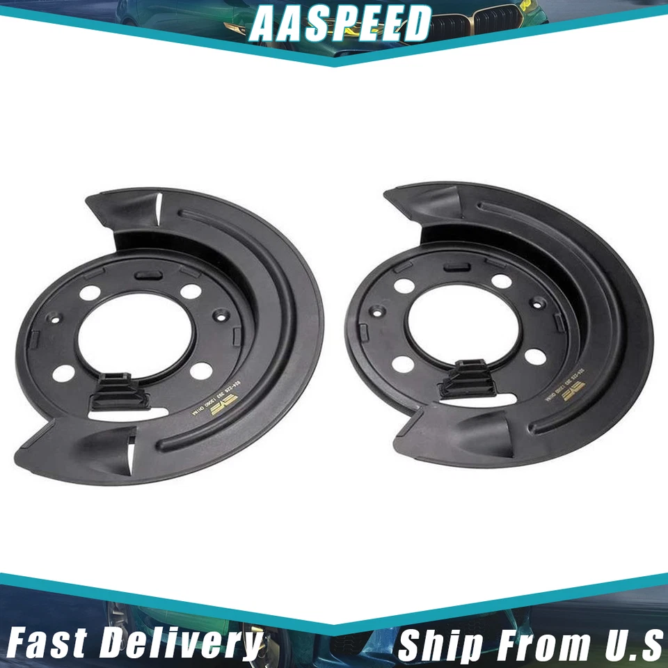 Par Dorman de placa de respaldo de freno de estacionamiento de emergencia izquierda derecha para Ram 2500 3500 Foto 1 de 4