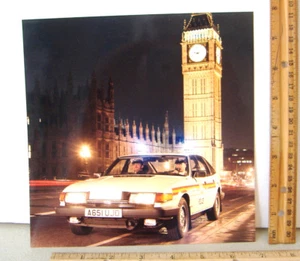 POLICE CAR A651UJD~BIG BEN LONDON~8 X 8 COLOR PHOTO - Picture 1 of 4