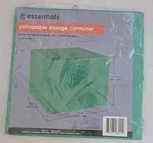 Essentials Collapsible Storage Bin Container with Handle G, 11 X1 0.5 X 10.5 in. - Picture 1 of 1