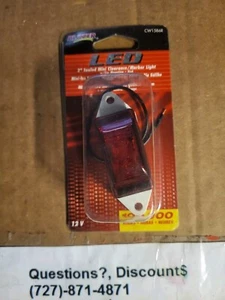 Blazer CW1586R 2" Sealed Clearance RED LED Side Marker Lights - Picture 1 of 2