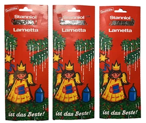 Original Stanniol Lametta Silber 3 Packungen (3 x 20g) - Bild 1 von 3