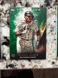 2018 Topps Inception Green Parallel RC Card San Francisco Giants Miguel Gomez 52 - Bild 1 von 1