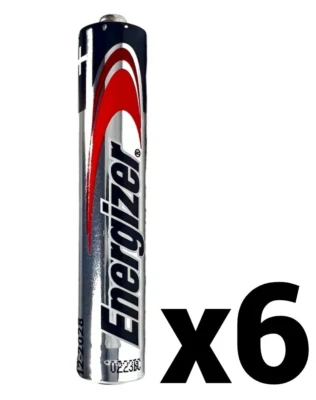 6 SEIS PILAS ALCALINAS ENERGIZER AAAA E96 1.5V NUEVAS CADUCIDAD 2030 Foto 1 de 3