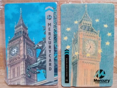 2 Phonecards Of London's Elizabeth Tower Which As The Bell ( Big Ben ) 1 Mint. - Image 1 of 2