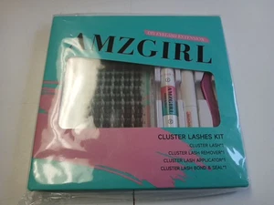 AmzGirl Lash DIY Eyelash Extensions Cluster Lash Kit 84pc w/ Remover Bond Seal - Picture 1 of 4