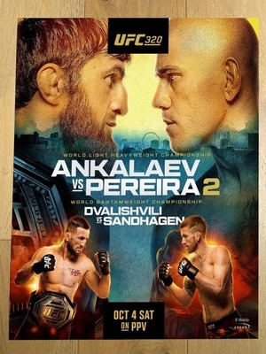 UFC 320 Official Poster