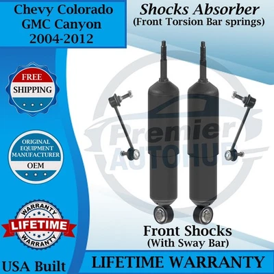 Monroe OEM Front Shocks W/ Sway Bar For 2004-2012 GMC Canyon/Chevy Colorado — 第 1/4 张图片